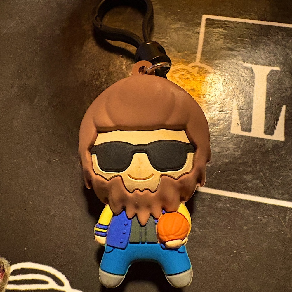 Teen wolf figural bag clip